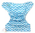 NEW! Alva Onesize Nappy Wrap: Turquoise Chevron
