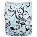 Alva Baby Onesize Nappy: Swirls