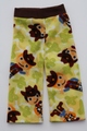 Pumpkin Pants Fleece Longies - Cowboy