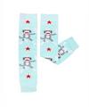 Huggalugs Sock Monkey Blue