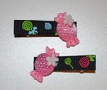 Hair clips - Sweetie