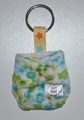 Cloth Nappy Keyring: Spring Flowers