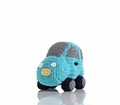 Pebble Fair Trade Crochet Car Rattle - Turquoise