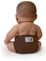 Rumparooz Dolls Nappy - Root Beer