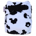 Ecopipo Onesize Pocket Nappy: Cow Minky