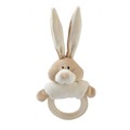 Wooly Organic Bunny Wooden Teether