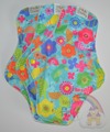 NEW! Pink Daisy Feminine Pads: Organic Cotton: Birds