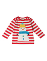 40% OFF! Frugi Bobby Applique Top: Snowman