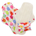 NEW! Pink Daisy Feminine Pads: Organic Cotton: Pink Pineapples