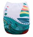 NEW! Alva Baby Onesize Nappy: Afloat