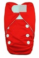 NEW! Alva Baby Newborn Nappy (Hook & Loop): Red