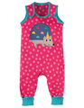 NEW! Frugi Kneepatch Dungaree: Hedgehog
