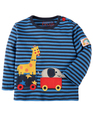 40% OFF! Frugi Button Applique Top: Giraffe