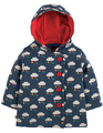NEW! Frugi Cosy Button Up Jacket: Rainclouds