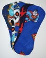 Pack of 5 Fleece Nappy Liners - Blue Mix