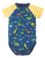 35% OFF! Frugi Reggie Raglan Body: Jurassic Jungle