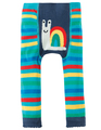 35% OFF! Frugi Little Knitted Leggings: Rainbow Snail