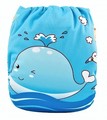 Alva Baby Onesize Nappy: Whale
