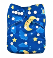 Alva Baby Onesize Nappy: Moon and Stars