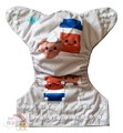 Alva Baby Onesize Nappy: Cappuccino