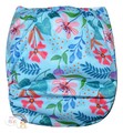 Alva Baby Onesize Nappy: Hibiscus