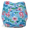 Alva Baby Onesize Nappy: Hibiscus