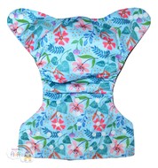 Alva Baby Onesize Nappy: Hibiscus