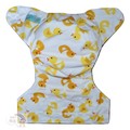 Alva Baby Onesize Nappy: Fluffy Ducks (Plush)