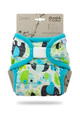 Petit Lulu Maxi XL Nappy Wrap: Blue Elephants