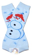 Baby Leg Warmers - Snowman Red Hat