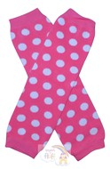 Baby Leg Warmers: Pink Polka Dot