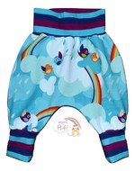 30% OFF! 3-6m Harem Pants: Rainbow Birds