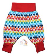 30% OFF! 3-6m Harem Pants: Rainbow Stars