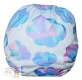 Alva Baby Onesize Nappy: Fractured Clouds