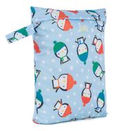 NEW! Baba+Boo Reusable Nappy Bag Small: Penguins