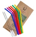 NEW! Seraphina's Kitchen 6pk Reusable Drinking Straws