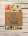 NEW! Queen Bee Beeswax Food Wraps: Kids Lunch Pack: Forest