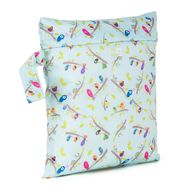 NEW! Baba+Boo Reusable Nappy Bag Small: Dawn Chorus