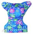 Alva Baby Onesize Nappy: Monsters