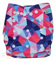 Alva Baby Onesize Nappy: Fractured Rainbow Stars