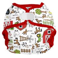 50% OFF! Imagine Baby Onesize Nappy Wrap: Barnyard Jam