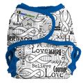 NEW! Best Bottoms Nappy Shell Onesize: Blue Ribbons