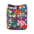 Alva Baby Onesize Nappy: Oriental Patchwork