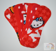 Pack of 8 Fleece Nappy Liners - Reds Mix