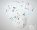Pack of 9 Fleece Nappy Liners - Baby Animals