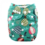 Alva Baby Onesize All-in-one: Hot Air Balloons