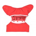 Alva Baby Onesize Nappy Wrap: Red