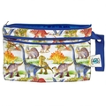 Planetwise Wet/Dry Clutch Bag: Dino Mite