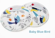 NEW! Bambooby Night Breast Pads: Baby Blue Bird Minky