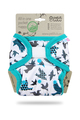 40% OFF! Petit Lulu Onesize AIO Pocket Nappy: Turquoise Birds